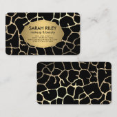 Carte De Visite Motif chic contemporain (Devant / Derrière)