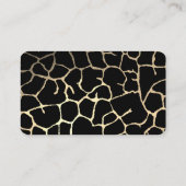 Carte De Visite Motif chic contemporain (Dos)