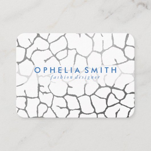 Carte De Visite Motif chic contemporain (Devant)