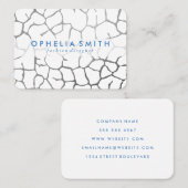 Carte De Visite Motif chic contemporain (Devant / Derrière)