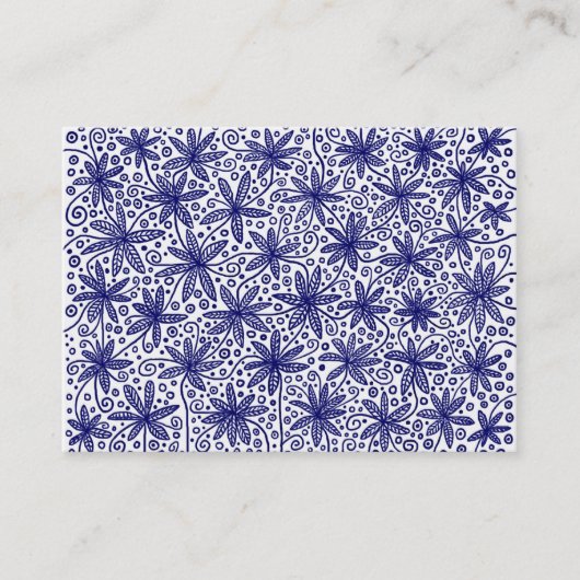 Carte De Visite Motif chinois (Devant)