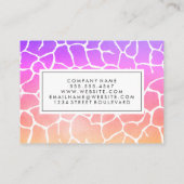 Carte De Visite Motif contemporain chic (Dos)