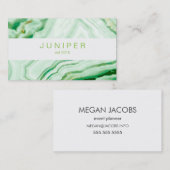 Carte De Visite Motif d'âge Abstrait moderne (Devant / Derrière)