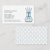 Carte De Visite Motif de baguette de diffuseur de roseaux essentie (Devant / Derrière)