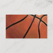 Carte De Visite Motif de basket-ball peint (Dos)