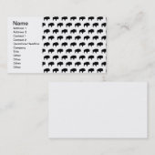 Carte De Visite motif de bison (Devant / Derrière)