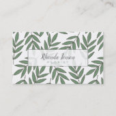 Carte De Visite Motif de branche d'arborescence (Devant)