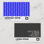 Carte De Visite Motif de cercles alternatifs (Devant / Derrière)