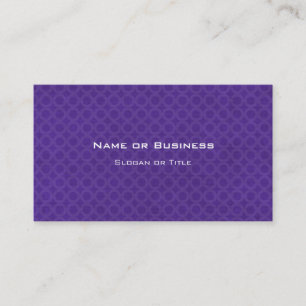 Carte De Visite Motif de cercles violets