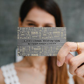 Carte De Visite Motif de coiffure