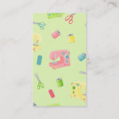 Carte De Visite Motif de couture (Dos)