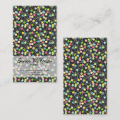 Carte De Visite Motif de couture (Devant / Derrière)