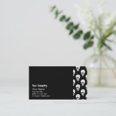 Carte De Visite Motif de crânes (Debout devant)