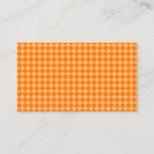 Carte De Visite Motif de diamants orange combiné par STaylor