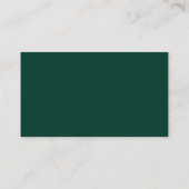 Carte De Visite motif de feuille (Dos)