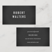 Carte De Visite Motif de fibre de carbone (Devant / Derrière)