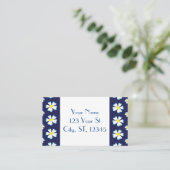 Carte De Visite Motif de fleurs blanches Thunder_Cove (Debout devant)