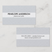 Carte De Visite Motif de fleurs II (Devant / Derrière)