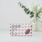 Carte De Visite Motif de football (Debout devant)