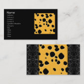 Carte De Visite Motif de fromage (Devant / Derrière)