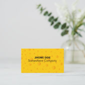 Carte de visite Motif de fromage suisse Cheezy Tex (Debout devant)