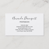 Carte De Visite Motif de Fruits de citron jaune et de citron vert (Dos)