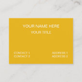 Carte De Visite Motif de fruits tropicaux Jackfruit (Dos)