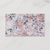Carte De Visite Motif de granit (Dos)