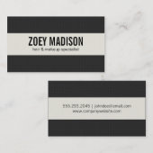 Carte De Visite Motif de grille et d'échelle (Devant / Derrière)