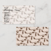 Carte De Visite Motif de jungle mignon (Devant / Derrière)