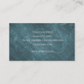 Carte de visite Motif de la vigne bleue (Dos)