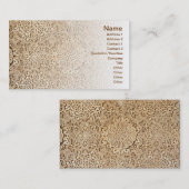 Carte De Visite motif de l'Alhambra (Devant / Derrière)