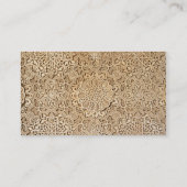 Carte De Visite motif de l'Alhambra (Dos)