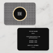 Carte De Visite Motif de luxe (Devant / Derrière)