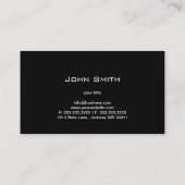 Carte de visite Motif de luxe Gold Striped Diamond (Dos)