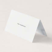 Carte De Visite Motif de Marbre blanc de fidélité (Dos)