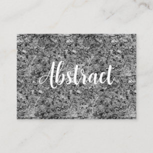 Carte De Visite Motif de marbre en pierre abstraite en mosaïque de