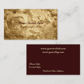 Carte De Visite Motif de Maya (Devant / Derrière)