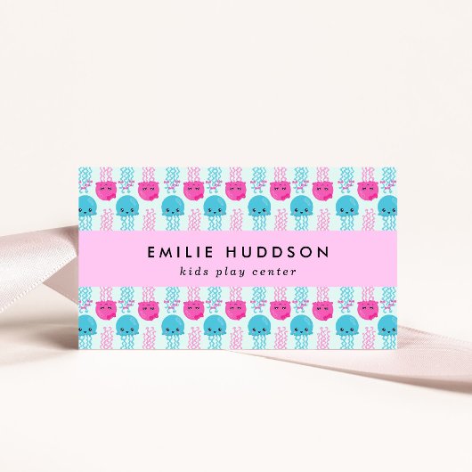 Carte De Visite Motif de méduses, Centre de jeu, Centre d'activité