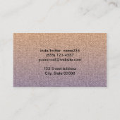 Carte De Visite Motif de mosaïque (Dos)