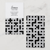 Carte De Visite Motif de mot de passe (Devant / Derrière)