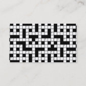 Carte De Visite Motif de mot de passe (Dos)