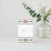 Carte De Visite Motif de Natif américain (Debout devant)