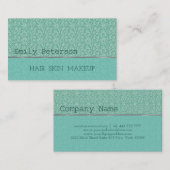 Carte de visite Motif de Parties scintillant Paste (Devant / Derrière)