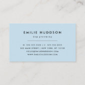 Carte De Visite Motif De Pâtes, Groomer De Chiens, Marcheur De Chi (Dos)