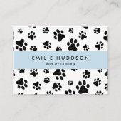 Carte De Visite Motif De Pâtes, Groomer De Chiens, Marcheur De Chi (Devant)
