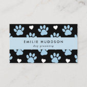 Carte De Visite Motif De Pâtes, Groomer De Chiens, Marcheur De Chi (Devant)