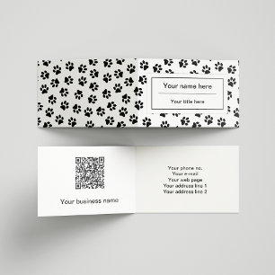 Carte De Visite Motif De Pâtes, Paniers De Chien, Paniers De Chat,