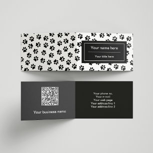 Carte De Visite Motif De Pâtes, Paniers De Chien, Paniers De Chat,