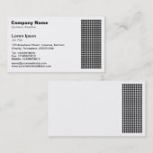 Carte De Visite Motif de point (Devant / Derrière)